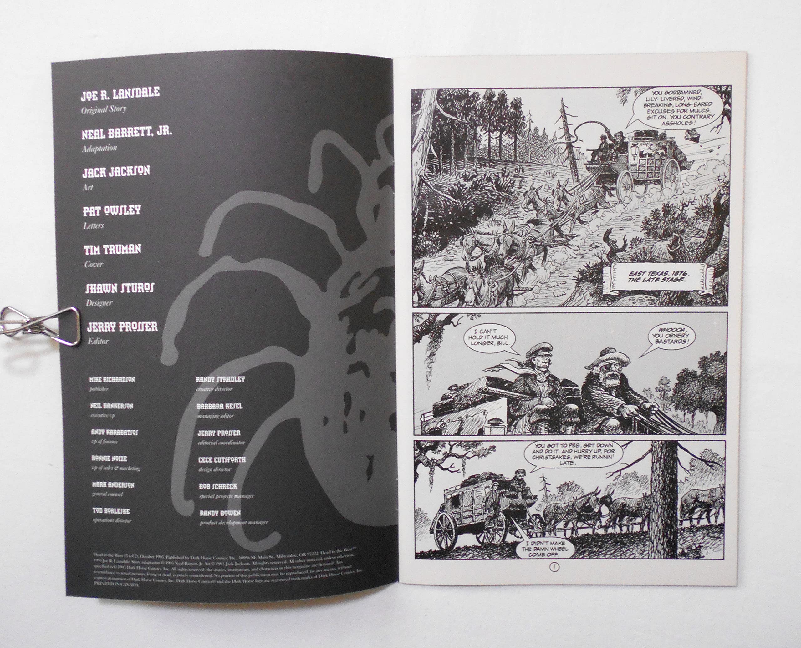 Amazon.co.jp: 【JOE R. LANSDALE'S DEAD IN THE WEST】 #1 (of